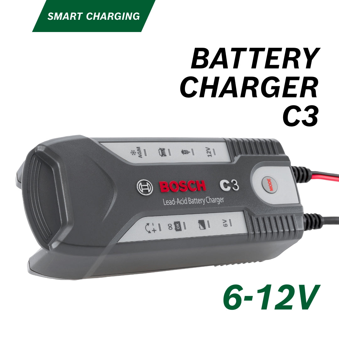 Battery Charger C3, 6 & 12V