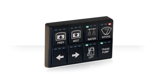 MoTeC 8 BUTTON CAN KEYPAD 2 X 4 HORIZONTAL