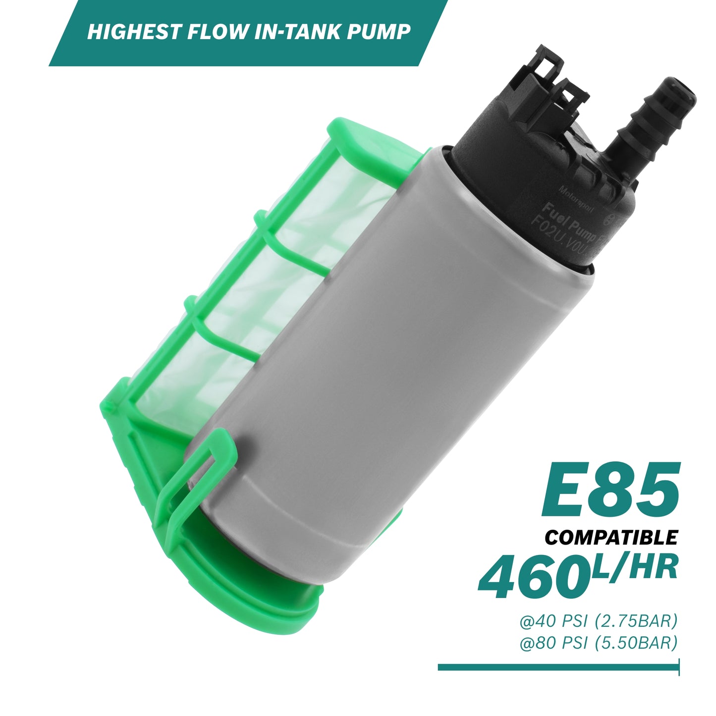 FPx-HF - In-tank Fuel Pump. Up to 540 l/h (BR540)