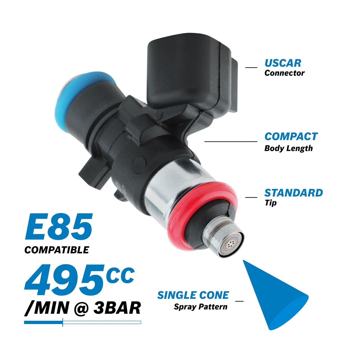 BOSCH 495cc/min EV14 Injector