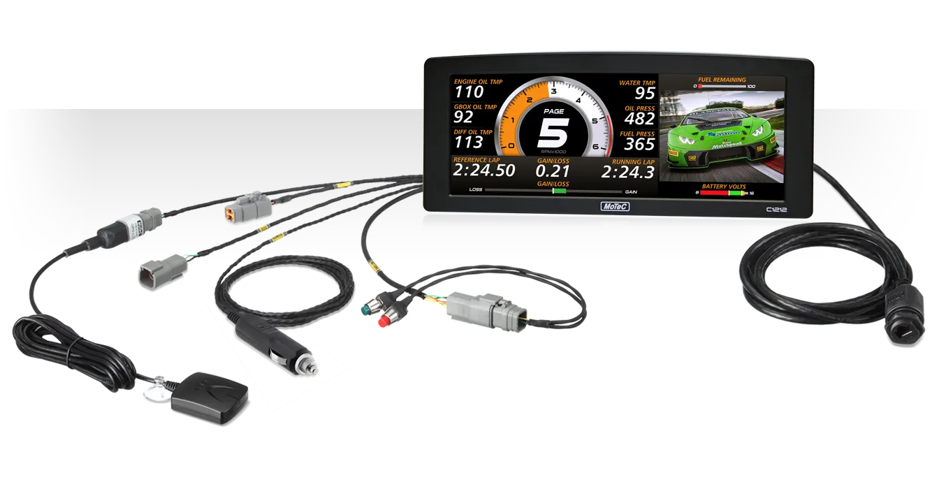 MoTeC C1212 RACE DISPLAY KIT (Enabled)