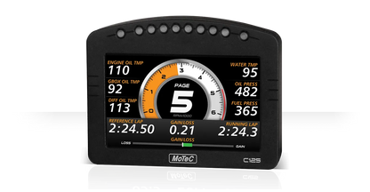 MoTeC C125 - COLOUR DISPLAY LOGGER (Enabled)