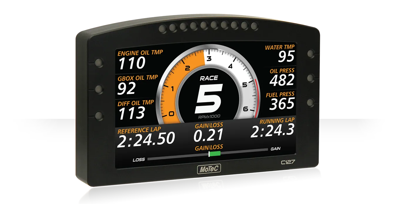 MoTeC C127 - COLOUR DISPLAY LOGGER (Enabled)