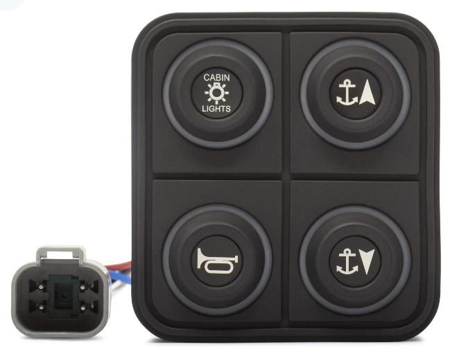 Blink Marine PKP-2200-SI - MoTeC 4 Button CAN Keypad